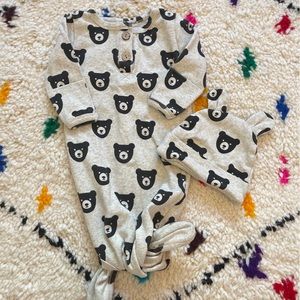 Little One Shop Bear Bundler and Hat (S 0-3m)